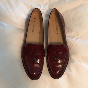 Womens leather Via Spiga loafer